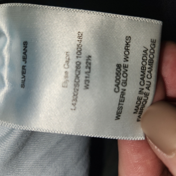 Silver Elise Capris - Picture 3 of 5